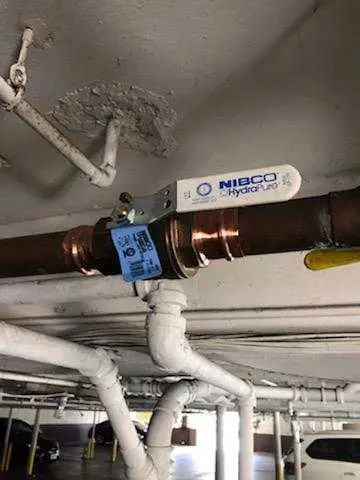 Copper pipe repair and valve work for Water Line Repair in Back Bay Beach